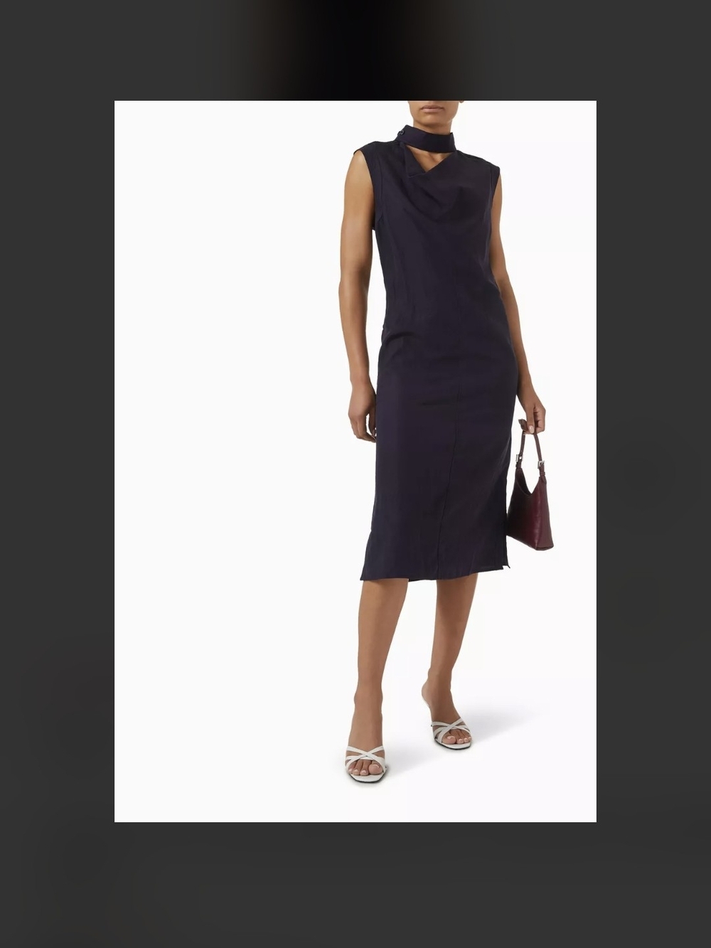 COS
Cut-out Cowl-Neck Midi Dress